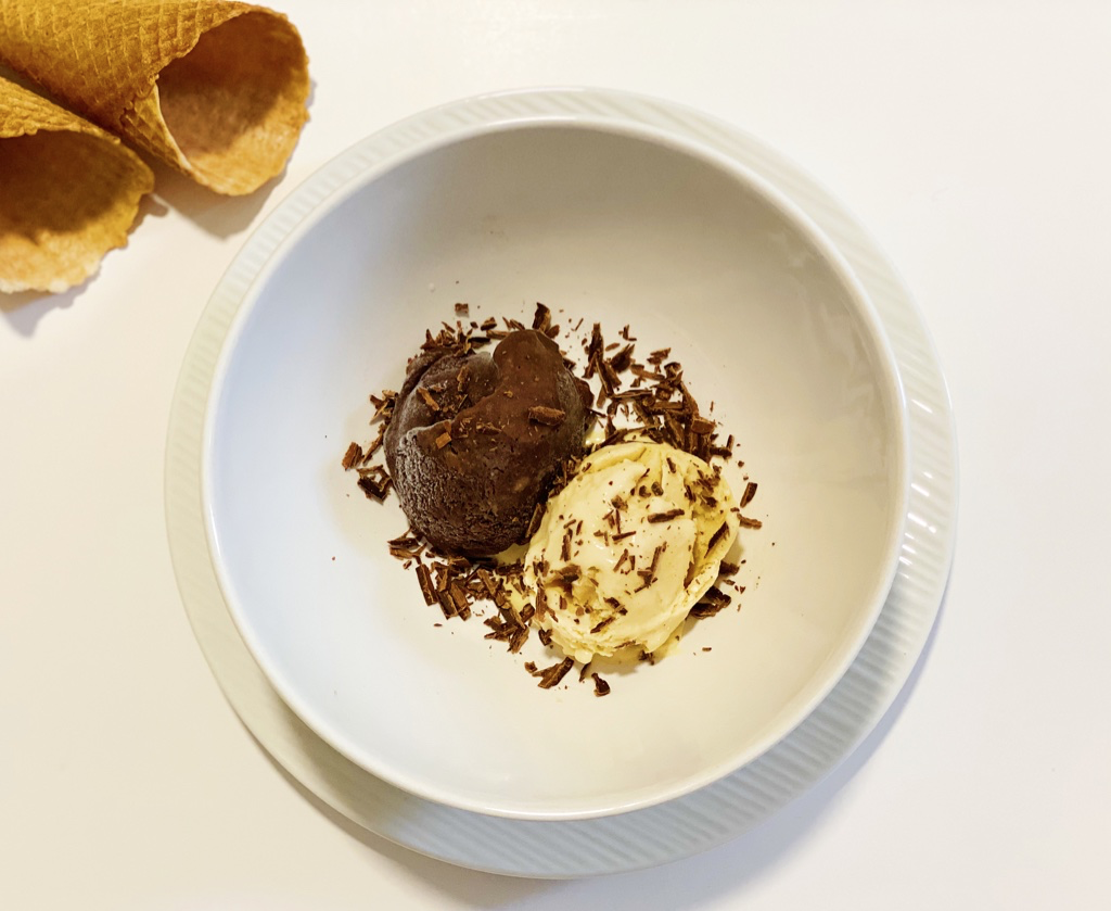 Zmrzlina Sous-Vide | vanilka & čokoláda